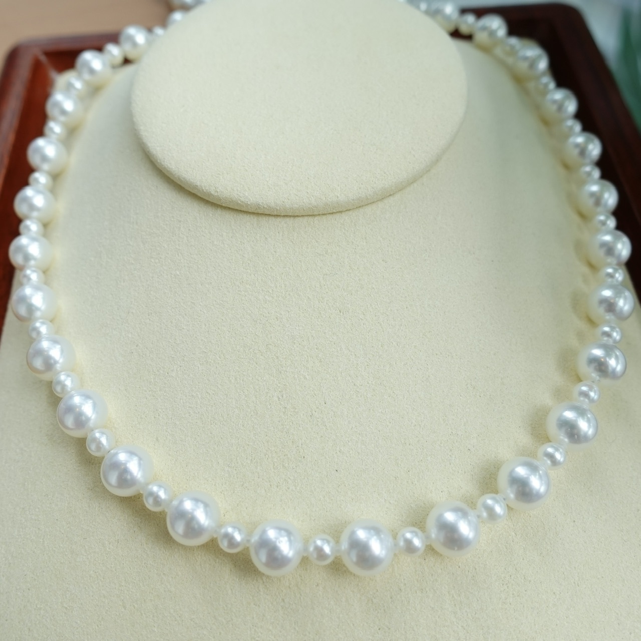 60cm 日本無調色Akoya珍珠長鏈 (4.5-9mm)