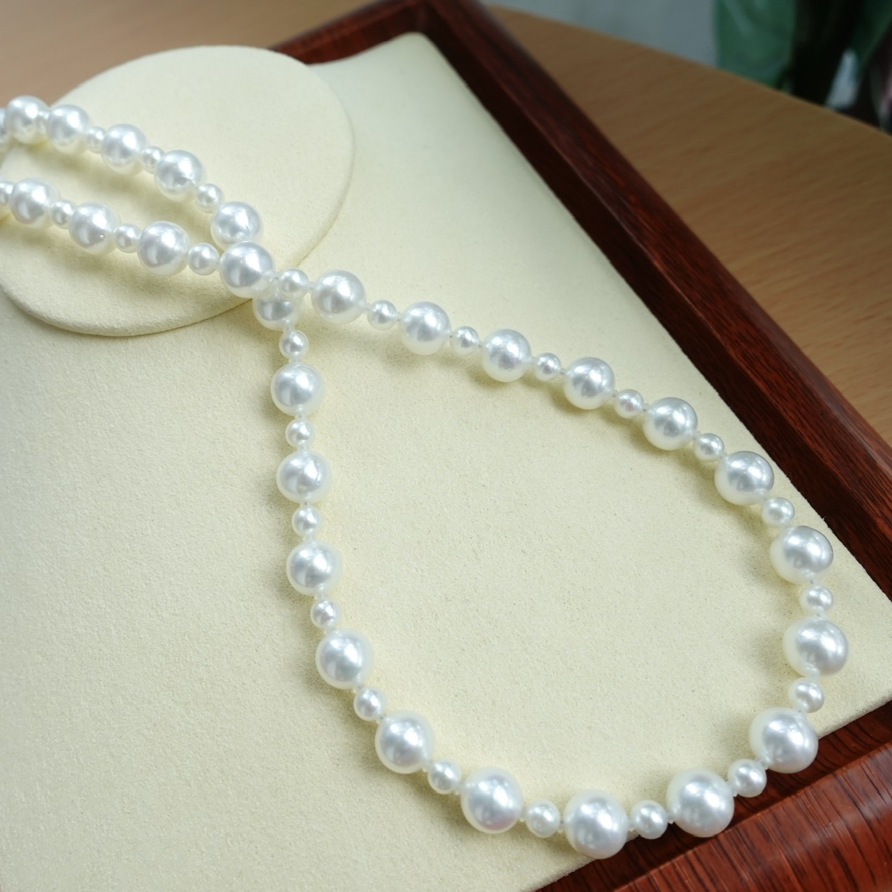 60cm 日本無調色Akoya珍珠長鏈 (4.5-9mm)