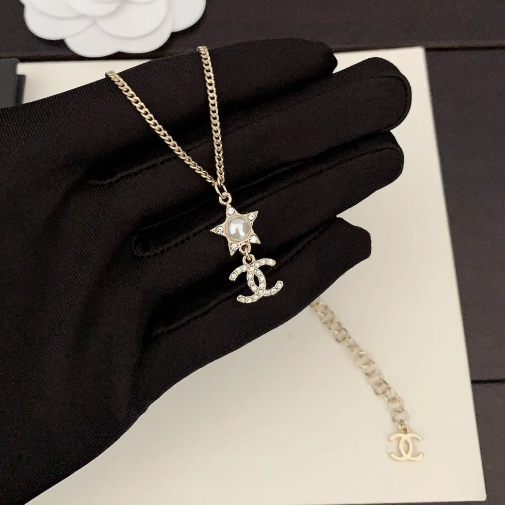 18k香奶奶”24c星星珍珠鑽/高奢定製項鍊