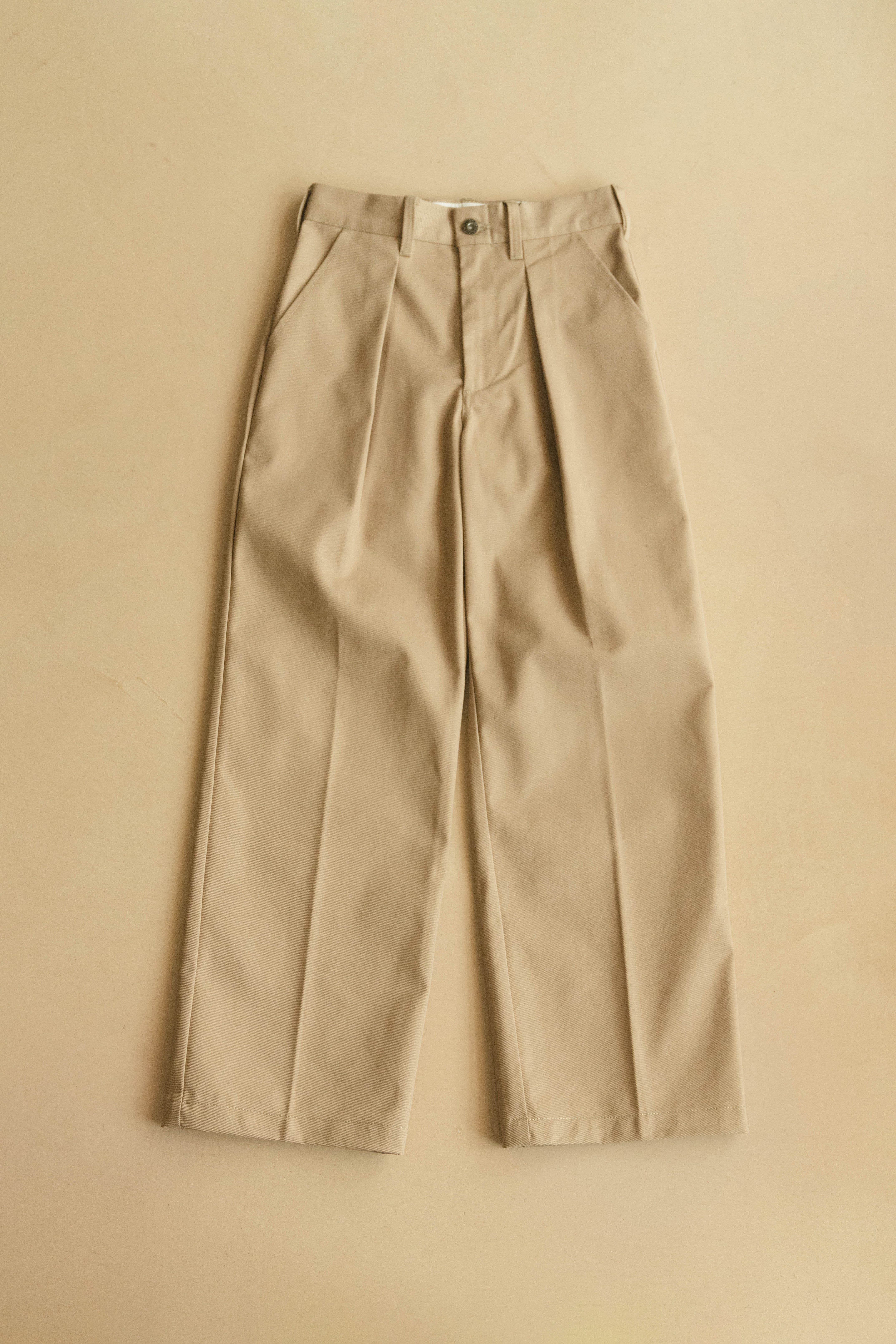 UNIVERSAL OVERALL HERITAGE TUCK WIDE PANTS (2色)