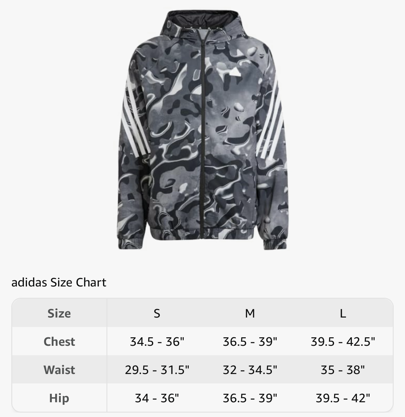 【預購】ADIDAS F012993 風褸 (黑迷彩)