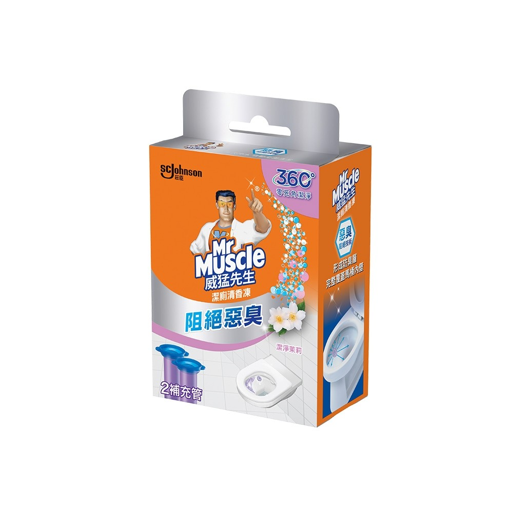 【莊臣】威猛先生潔廁清香凍(阻絕惡臭)補充管*2入38g