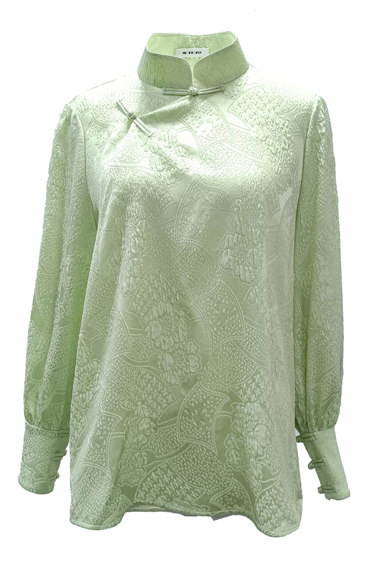 BD15103A1立體花段新中式襯衫(2色)