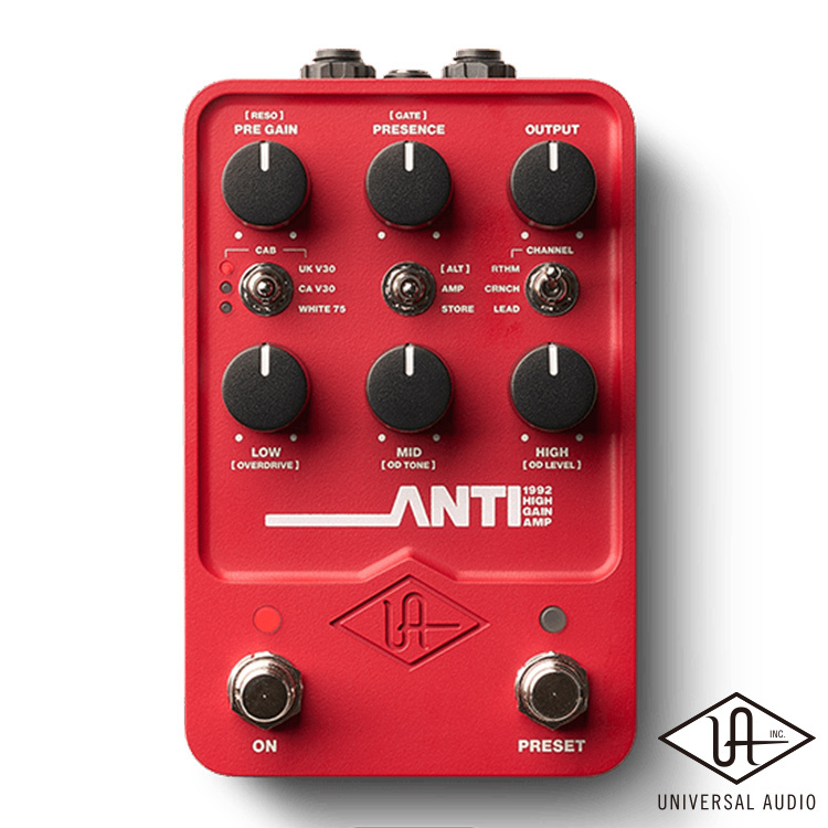Universal Audio UAFX ANTI 1992 High Gain Amp 效果器