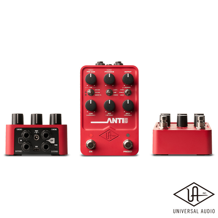 【新品同様】UAFX ANTI 1992 High Gain Amp Universal Audio UAFX Anti 1992 High Gain Amp Pedal | Sweetwater