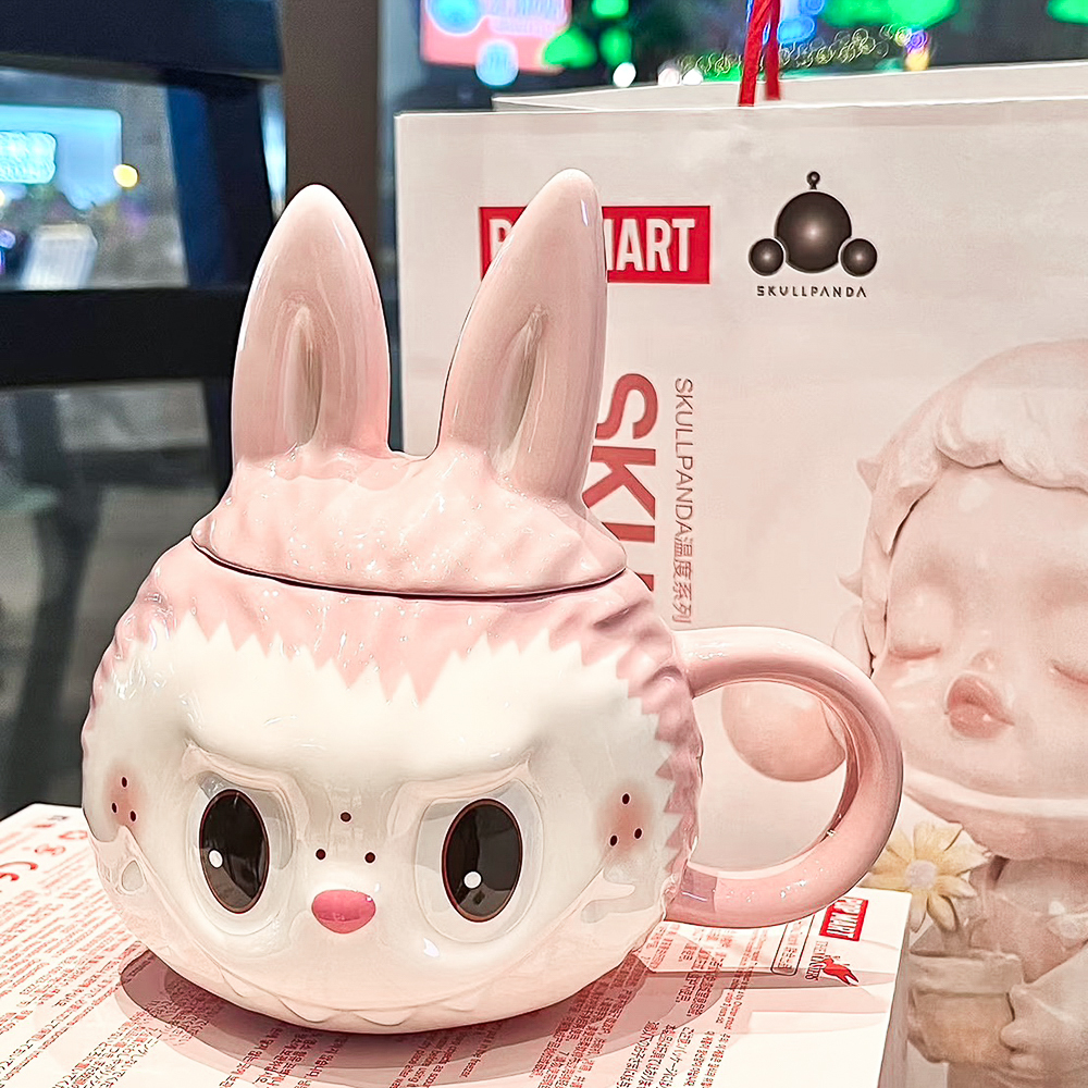 🎪樂園限定🎪 POP MART 泡泡瑪特 LABUBU 拉布布 情人節限定 MOKOKO 甜心系列 紫色 馬克杯 陶瓷杯