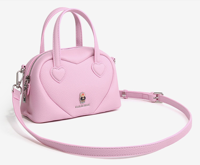 甜美愛心型小廢包-兩色(RA24-P950)-白現貨