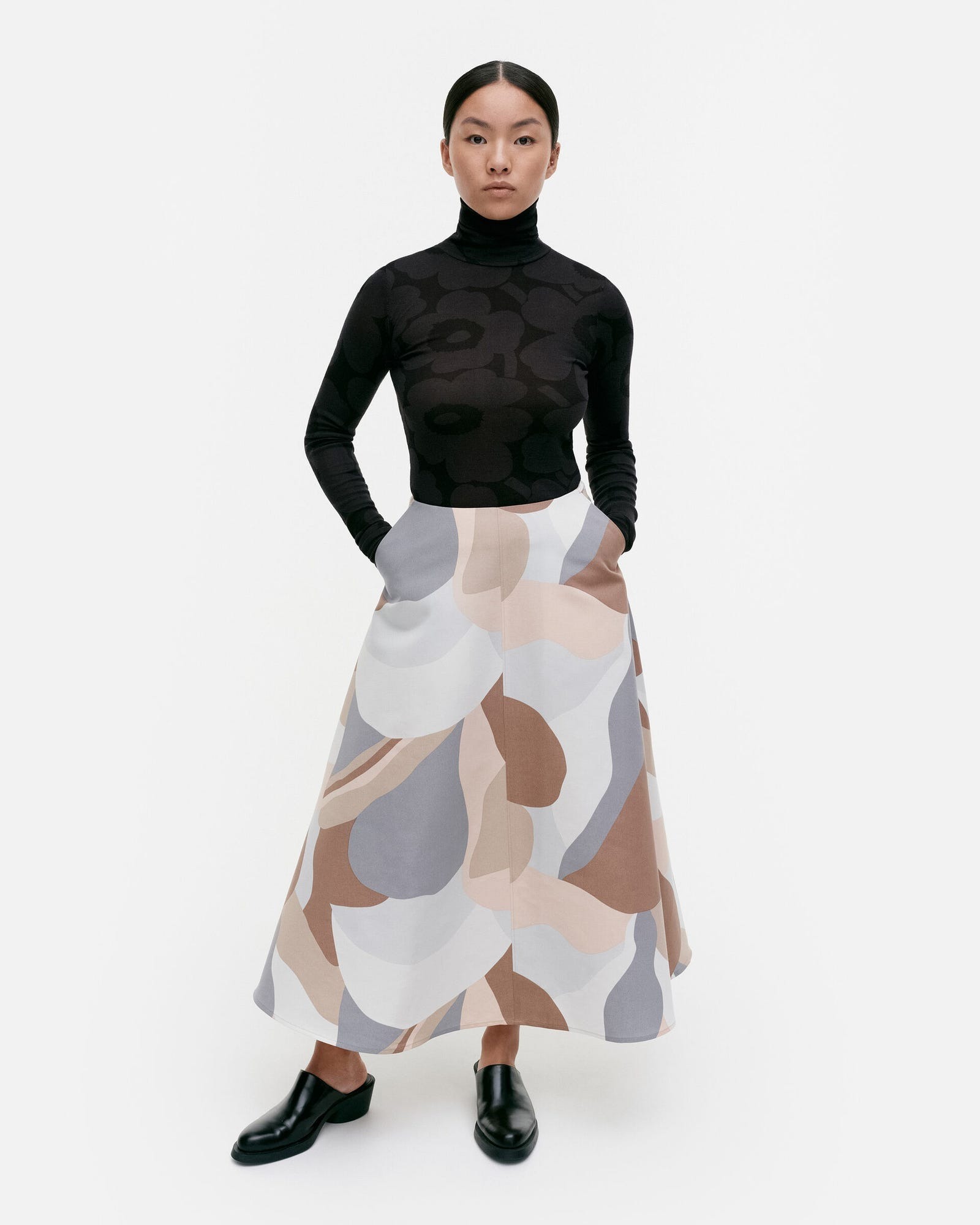 SH LAITA KAMELIA 印花長裙