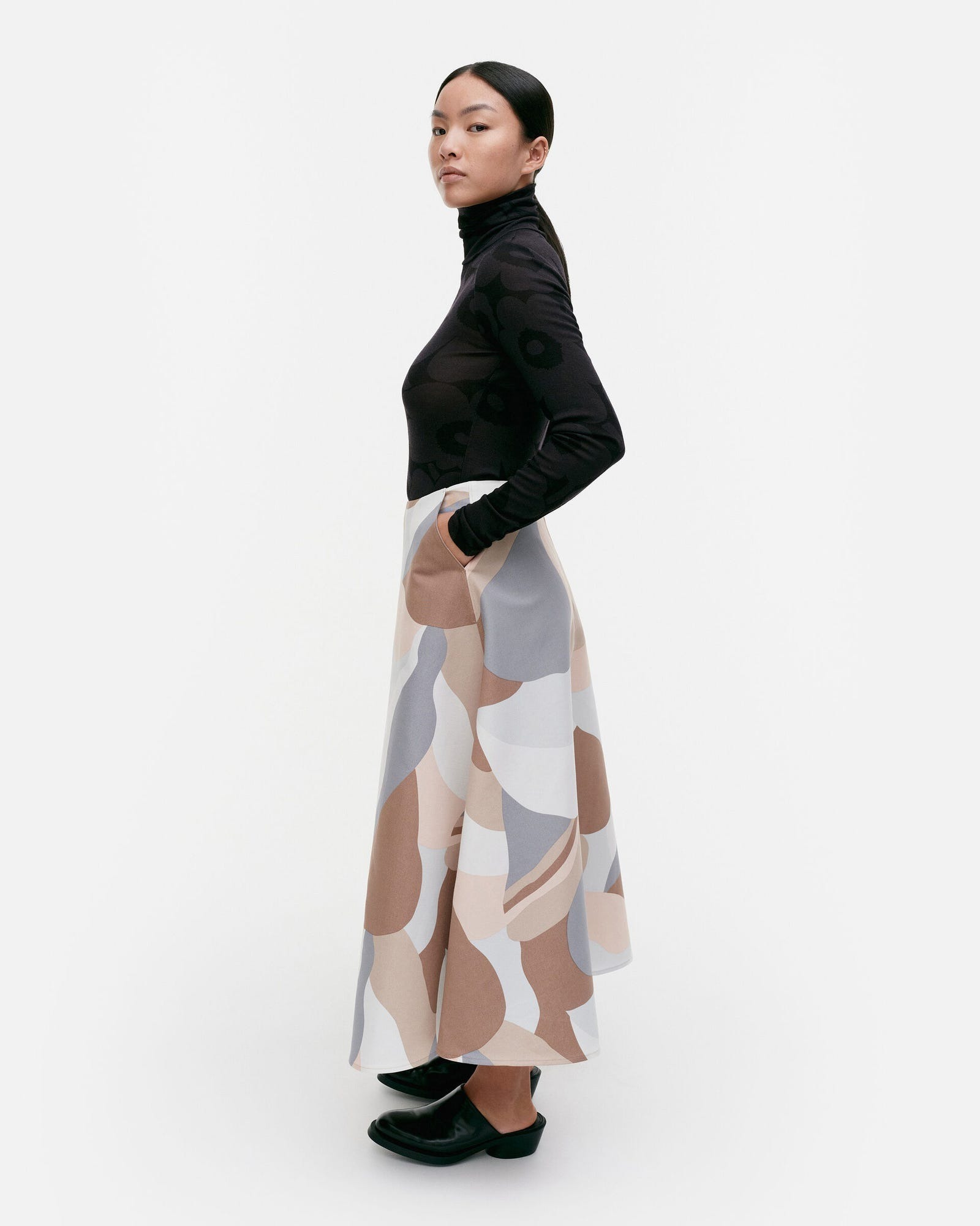 SH LAITA KAMELIA 印花長裙