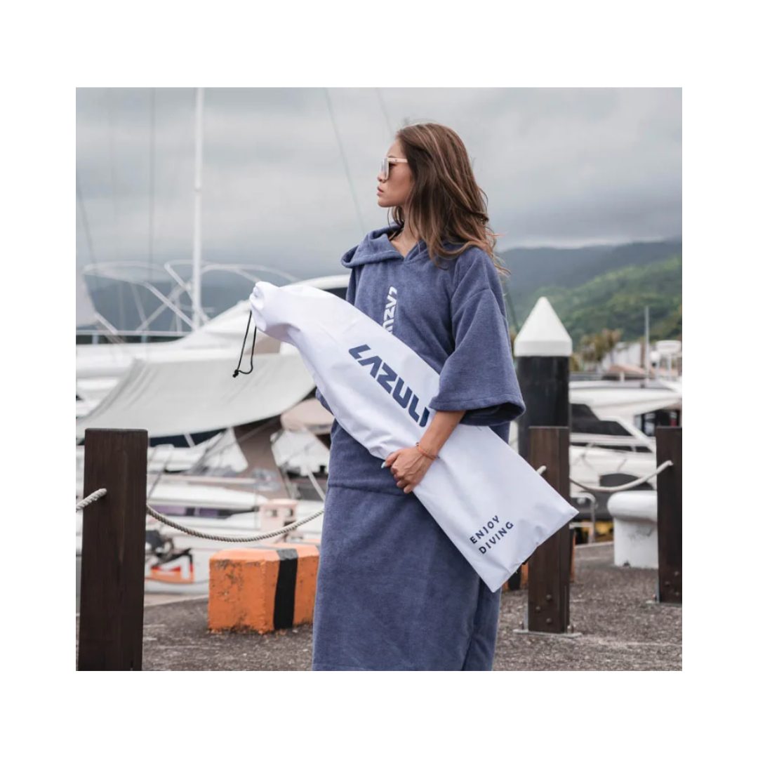 ▲LAZULI 長蛙收納束口提袋