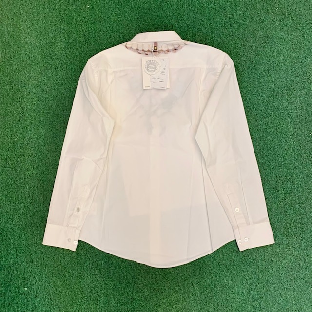 VISVIM INYAN NECKLACE SHIRT L/S (GIZA) - WHITE SIZE 1 IN STOCK NOW (現貨發售中)