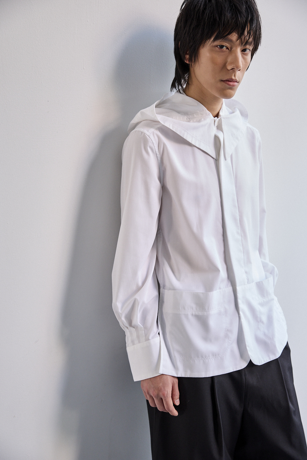 連帽設計襯衫