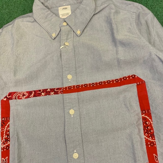VISVIM V+V 5 NATION SHIRT L/S (GIZA OX) - NAVY SIZE 2 IN STOCK NOW (現貨發售中)