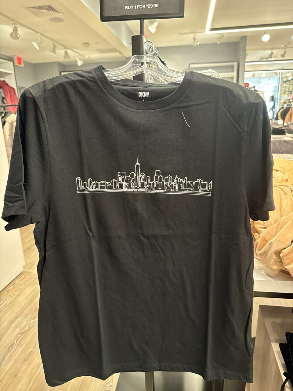 [S] DKNY CITYSCAPE SKETCH,BLACK, M3313023-BLK (SD1132)