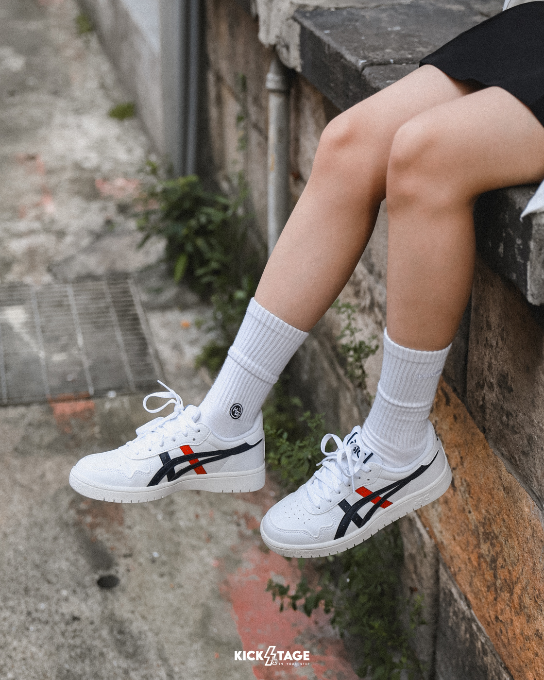 [西門實體門市現貨] 男女鞋 ASICS JAPAN S 白藍紅 小白鞋 經典復古休閒鞋【1191A212-104】