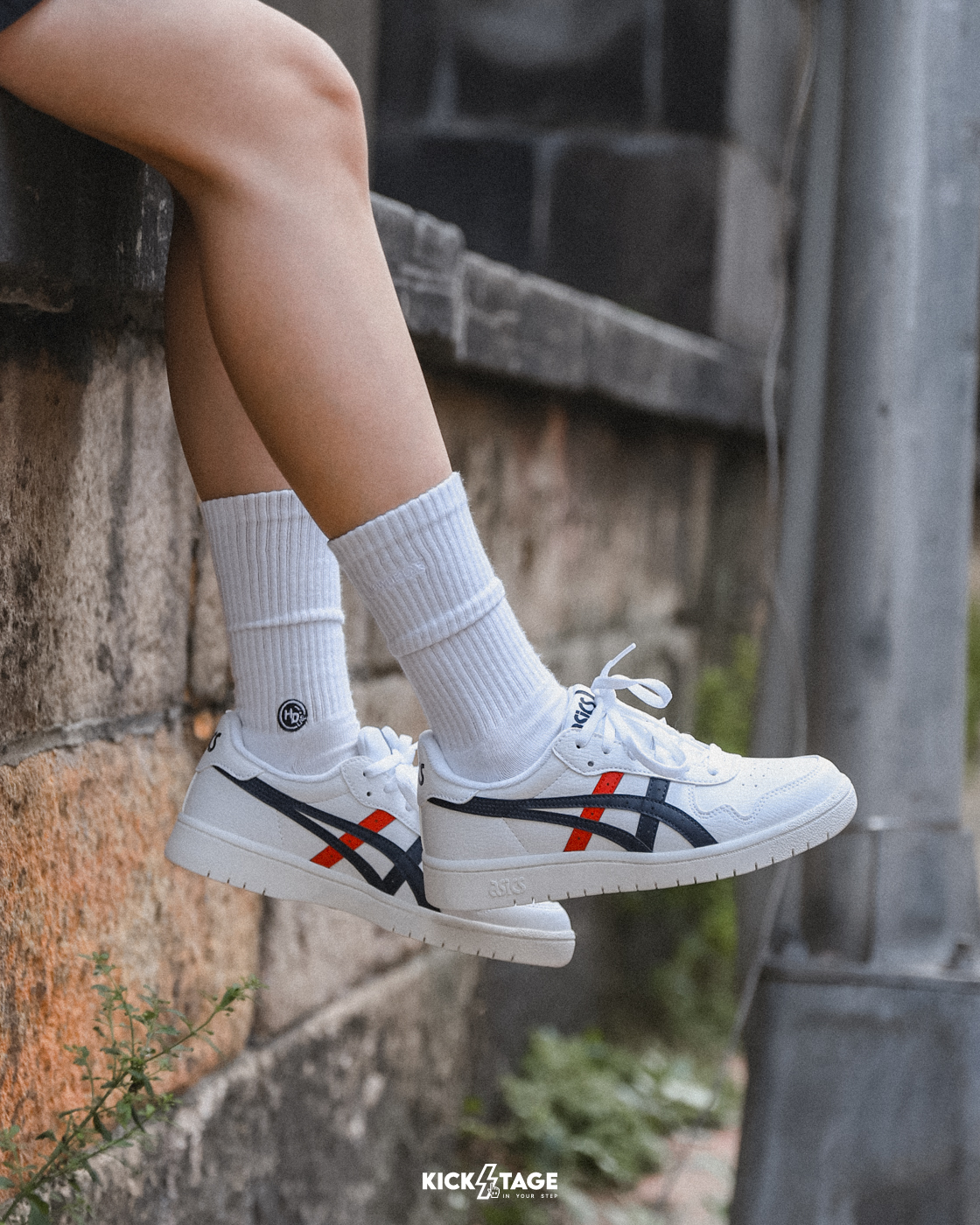 [西門實體門市現貨] 男女鞋 ASICS JAPAN S 白藍紅 小白鞋 經典復古休閒鞋【1191A212-104】