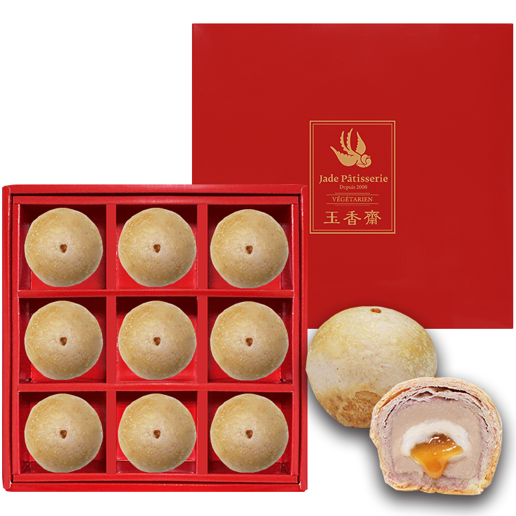 芋泥花生流心酥(奶素)