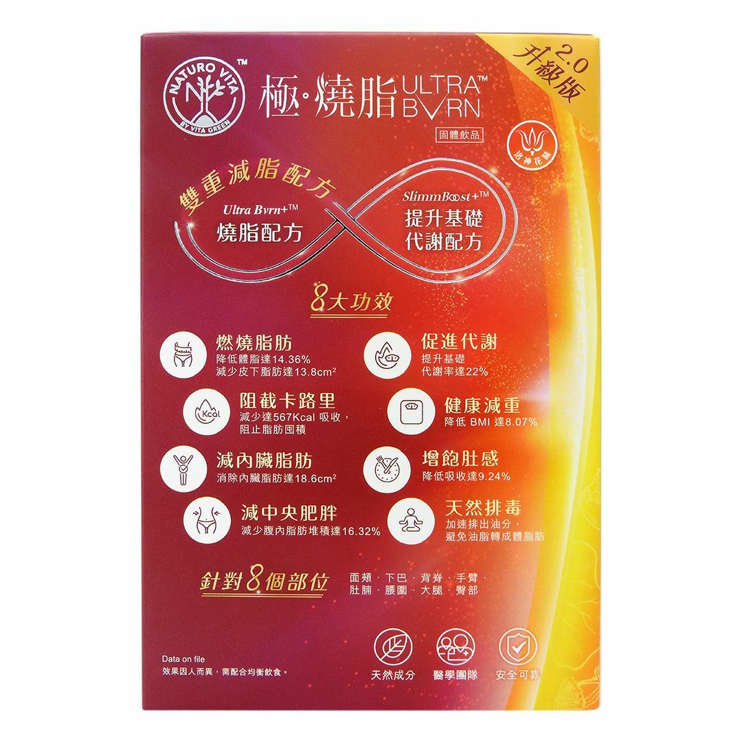 維特健靈 Ultra Bvrn+ 極．燒脂 2.0升級版  燃燒脂肪 塑身維躰 28包