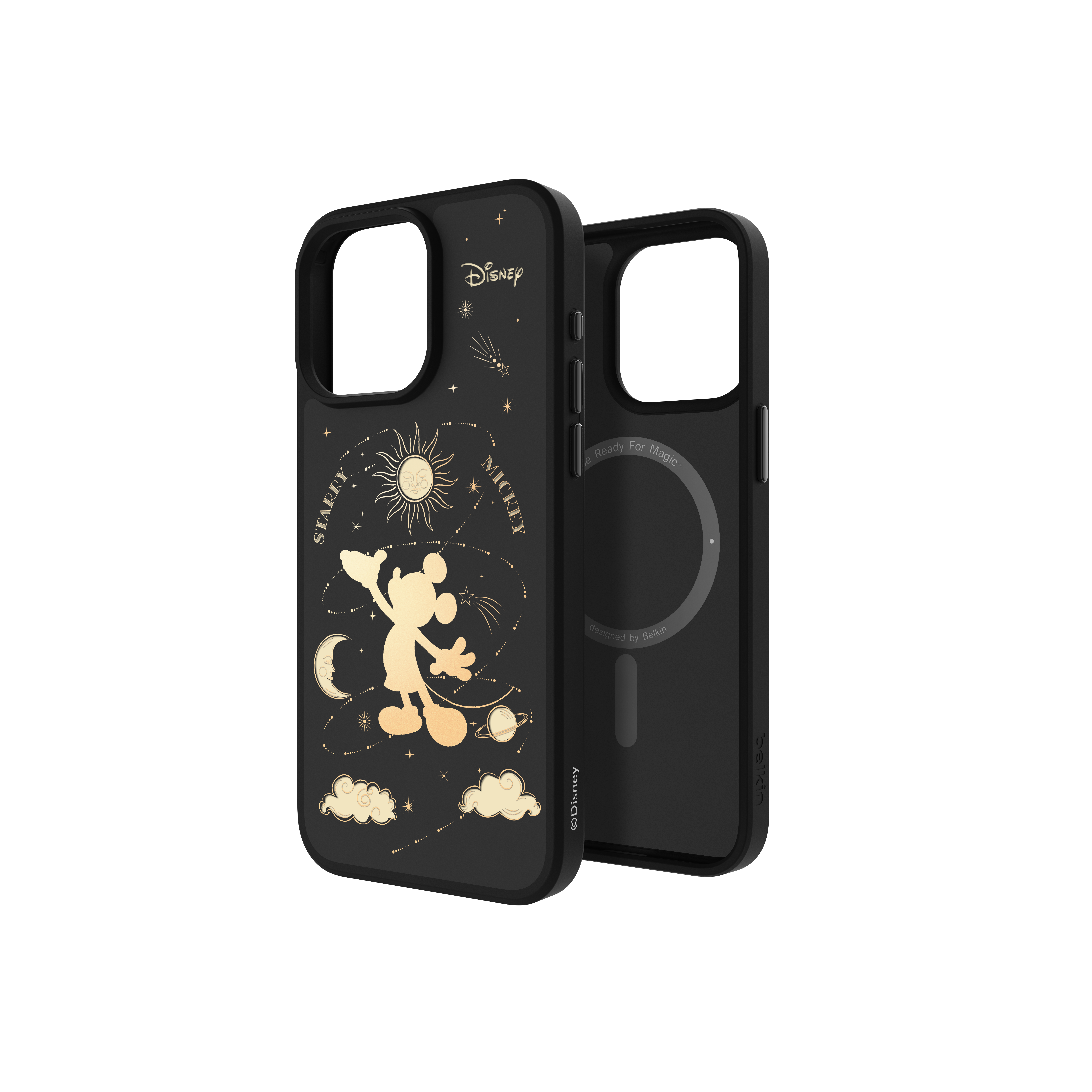 SheerForce™ Magnetic Protective Case for iPhone 16 Pro / iPhone 16 Pro Max (Star Mickey, Black)