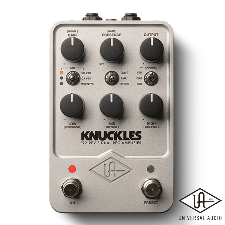 Universal Audio UAFX Knuckles '92 Dual Rec Amp 效果器