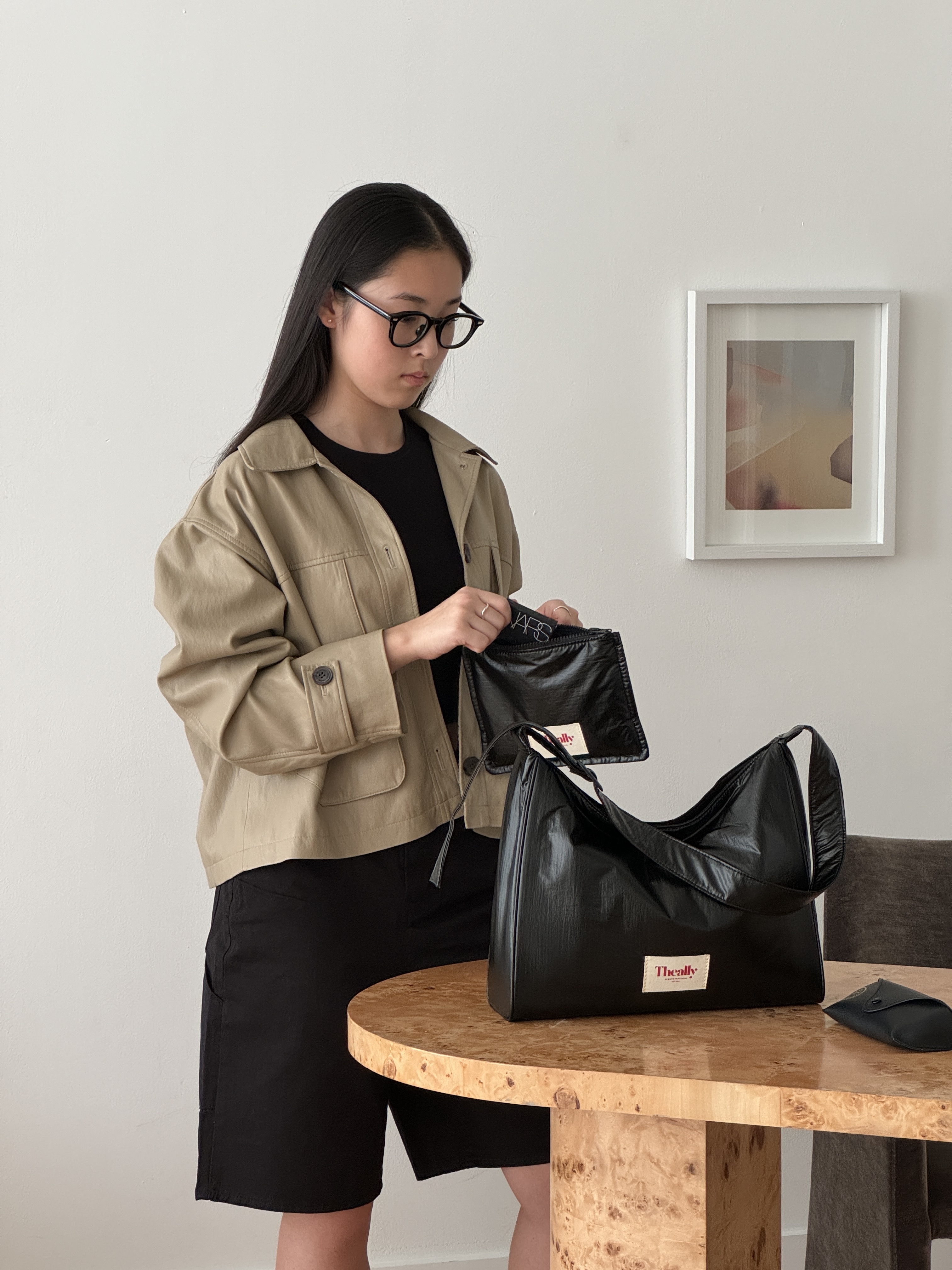 ● THE ALLY●TRUDY BAG(ポーチ付) The Ally Trudy Bag