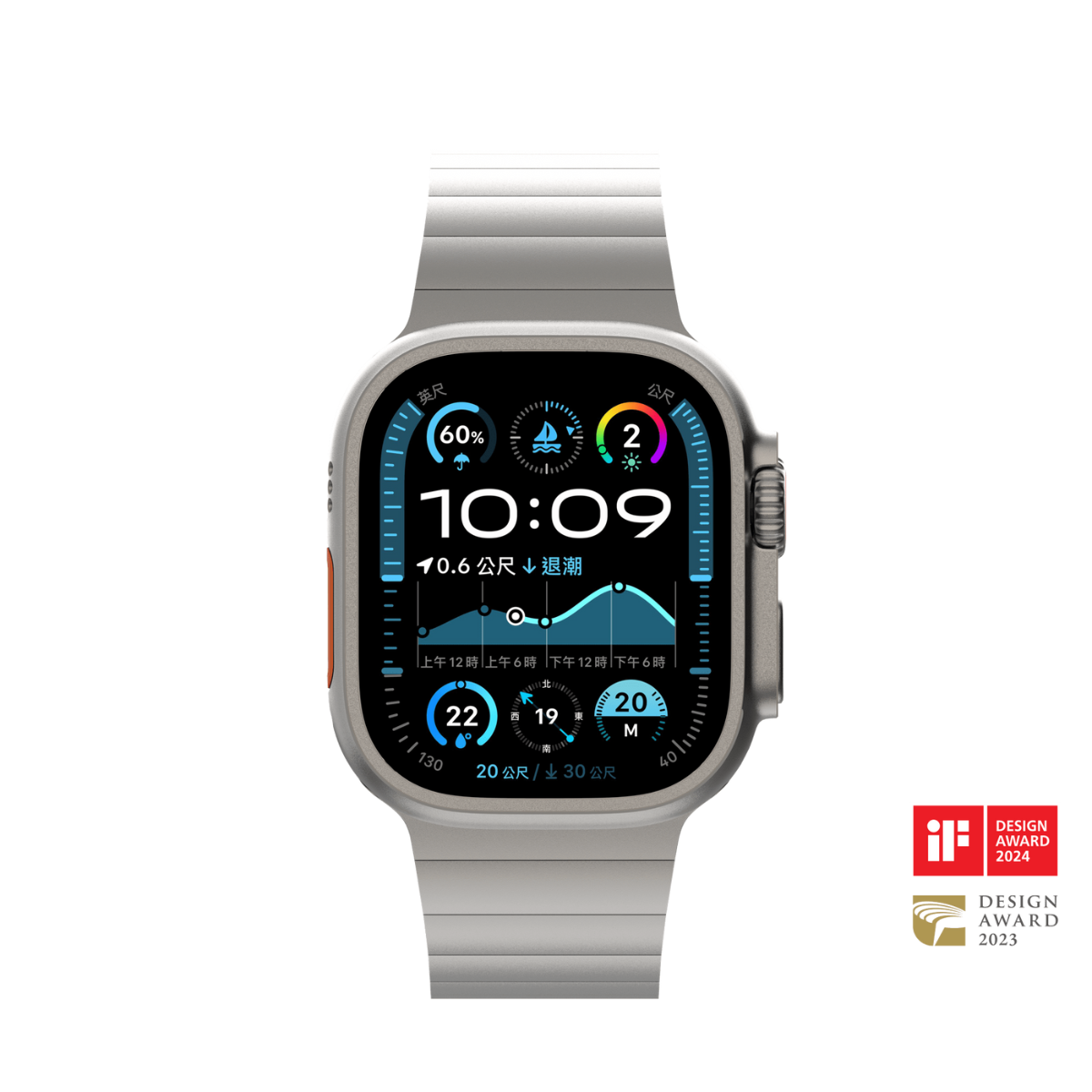 台灣 UNIU Click 磁吸快扣錶帶 原鈦色-Apple Watch 42 | 44 | 45 | 46|  49