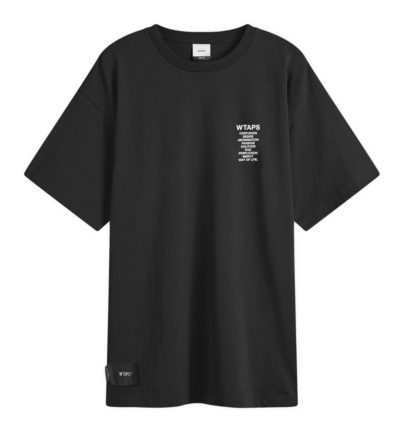 WTAPS INGREDIENTS /SS/COTTON TEE ブラック/M WTAPS STM06S Ingredients Spec SS Tee- Black