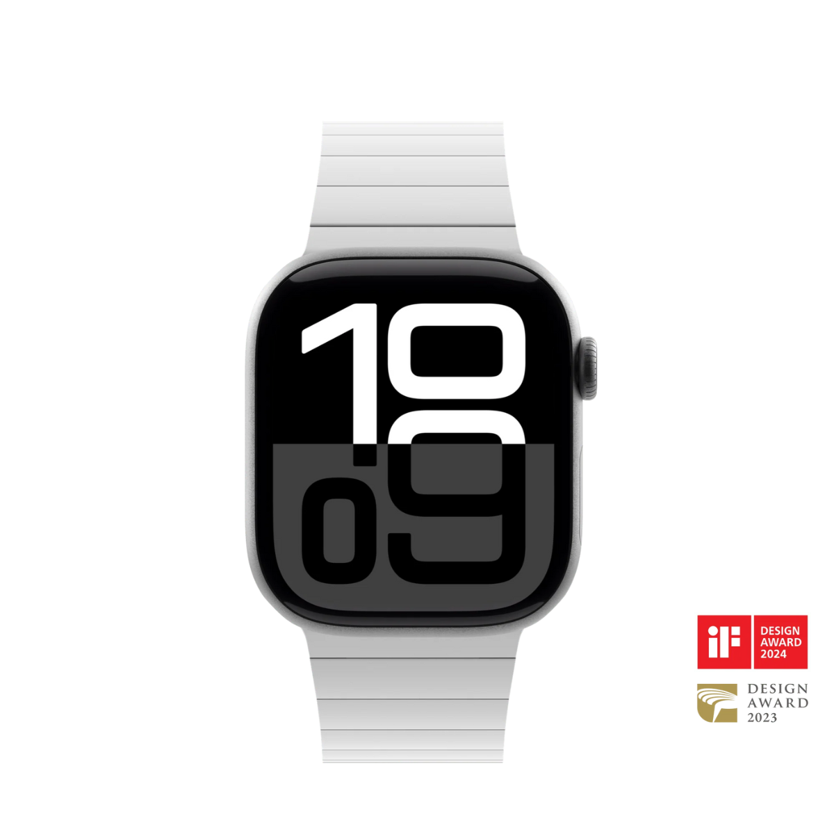 台灣 UNIU Click 磁吸快扣錶帶 不鏽鋼銀色- Apple Watch 42 | 44 | 45 | 46|  49