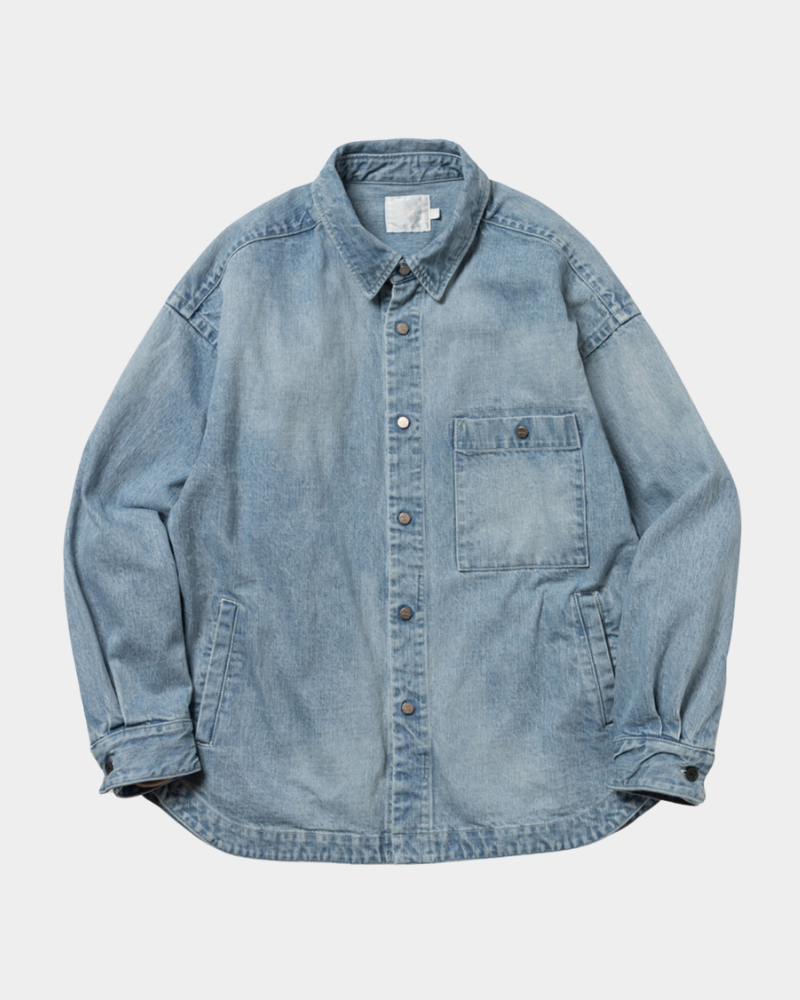 ジャケット・アウター ROTOL SNAP BUTTON DENIM SHIRT DAMAGE ROTOL - SNAP BUTTON DENIM SHIRT DAMAGE / INDIGO