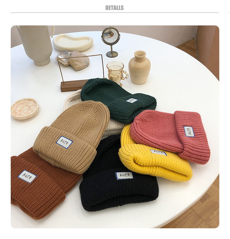 《5199》百搭粗線針織帽