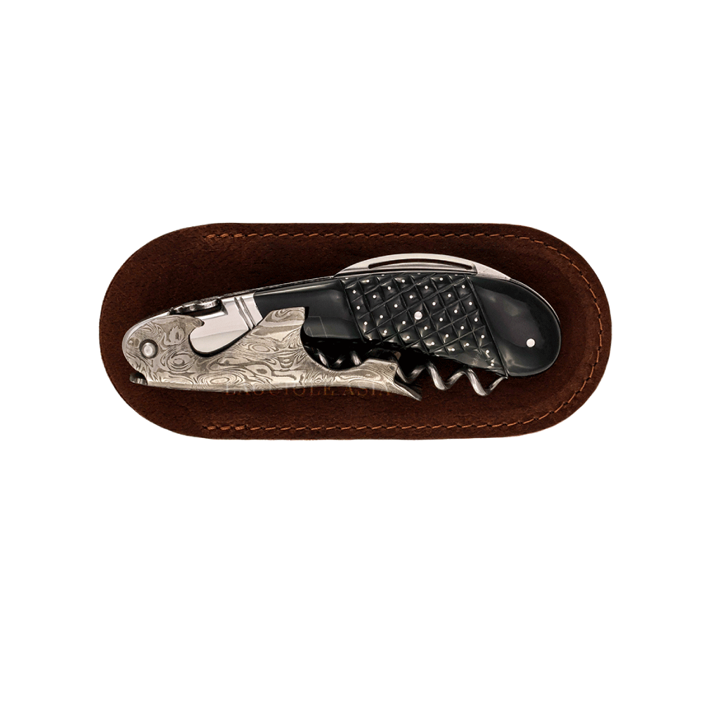 高評価アイテム LAGUIOLE MAGNUM ⋆ Studded Black Horn ⋆ Damascus トップス
