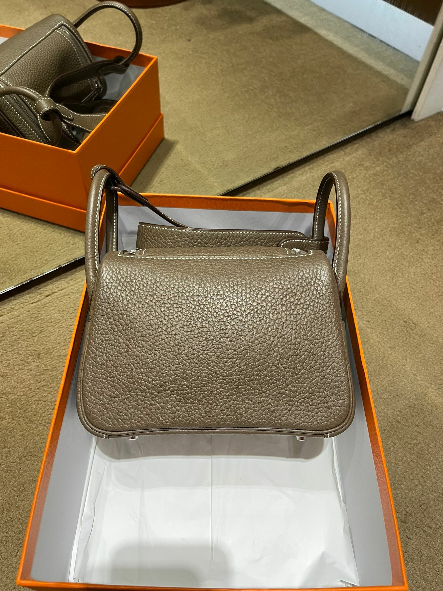 Lindy mini 18 etoupe ck tc U 99%new