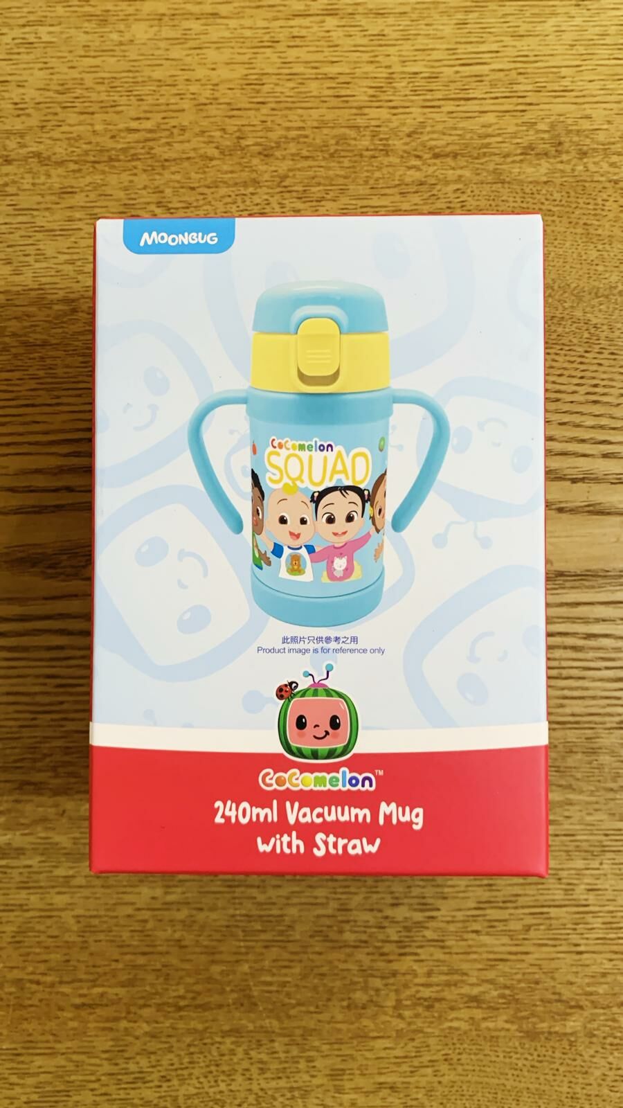 COCOMELON - 吸管雙耳不銹鋼保溫杯 240ml