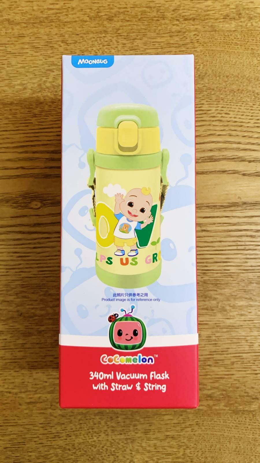 COCOMELON 340ml 吸管式保溫杯水樽