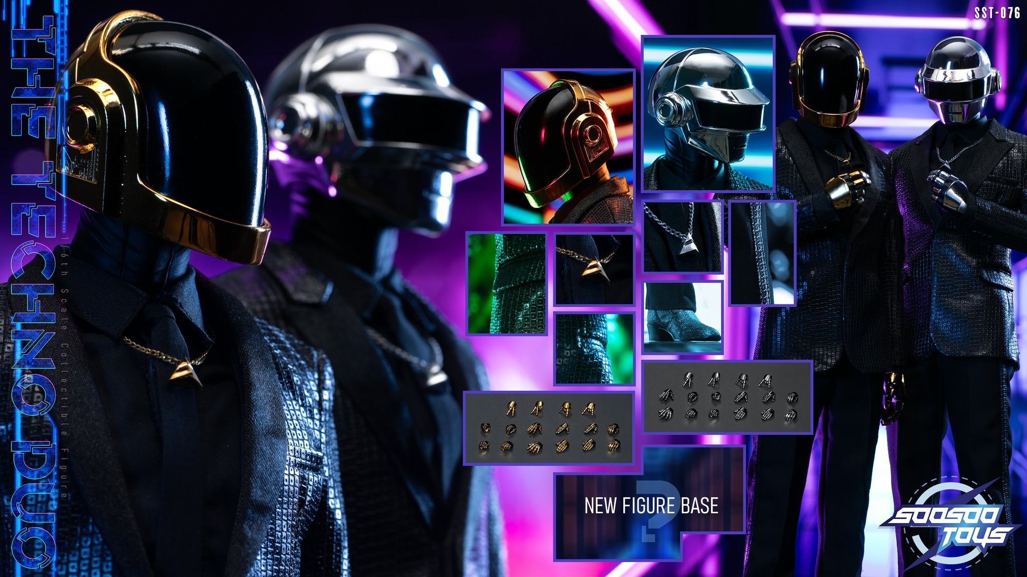 (Pre-Order) SooSoo Toys- 1/6 Techno Duo Figure Set (Two Figures Set)  (SST-076)