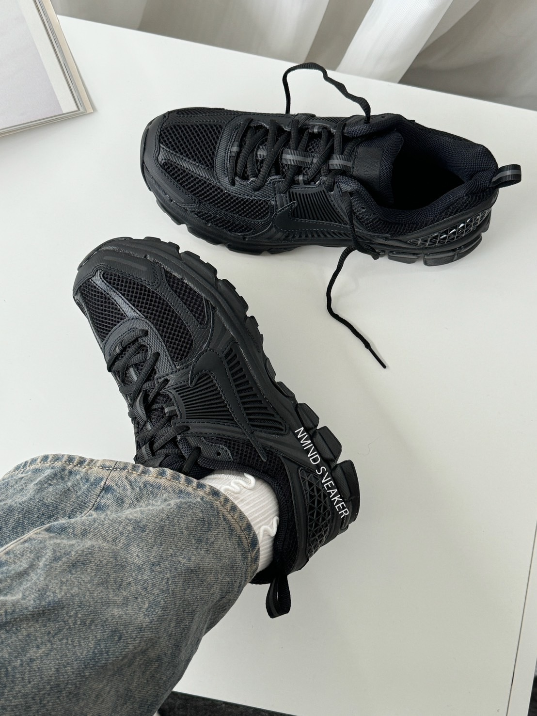 Nike Zoom Vomero 5 BLACK  全黑 大童款 (HF6998001)