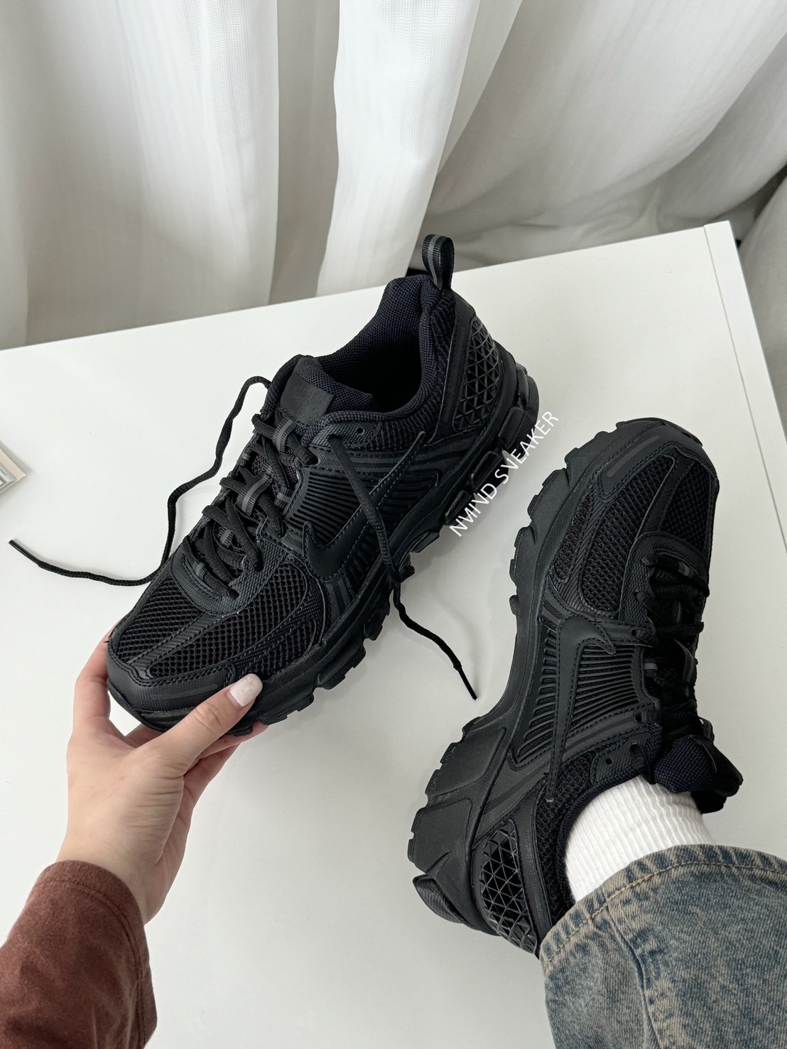 Nike Zoom Vomero 5 BLACK  全黑 大童款 (HF6998001)