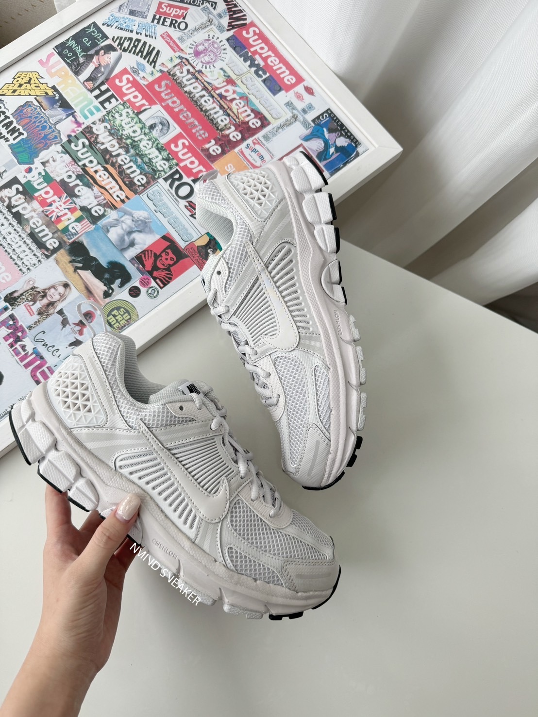 <快速出貨> Nike Zoom Vomero 5 GS 淺灰白 大童款 (HF6998100)