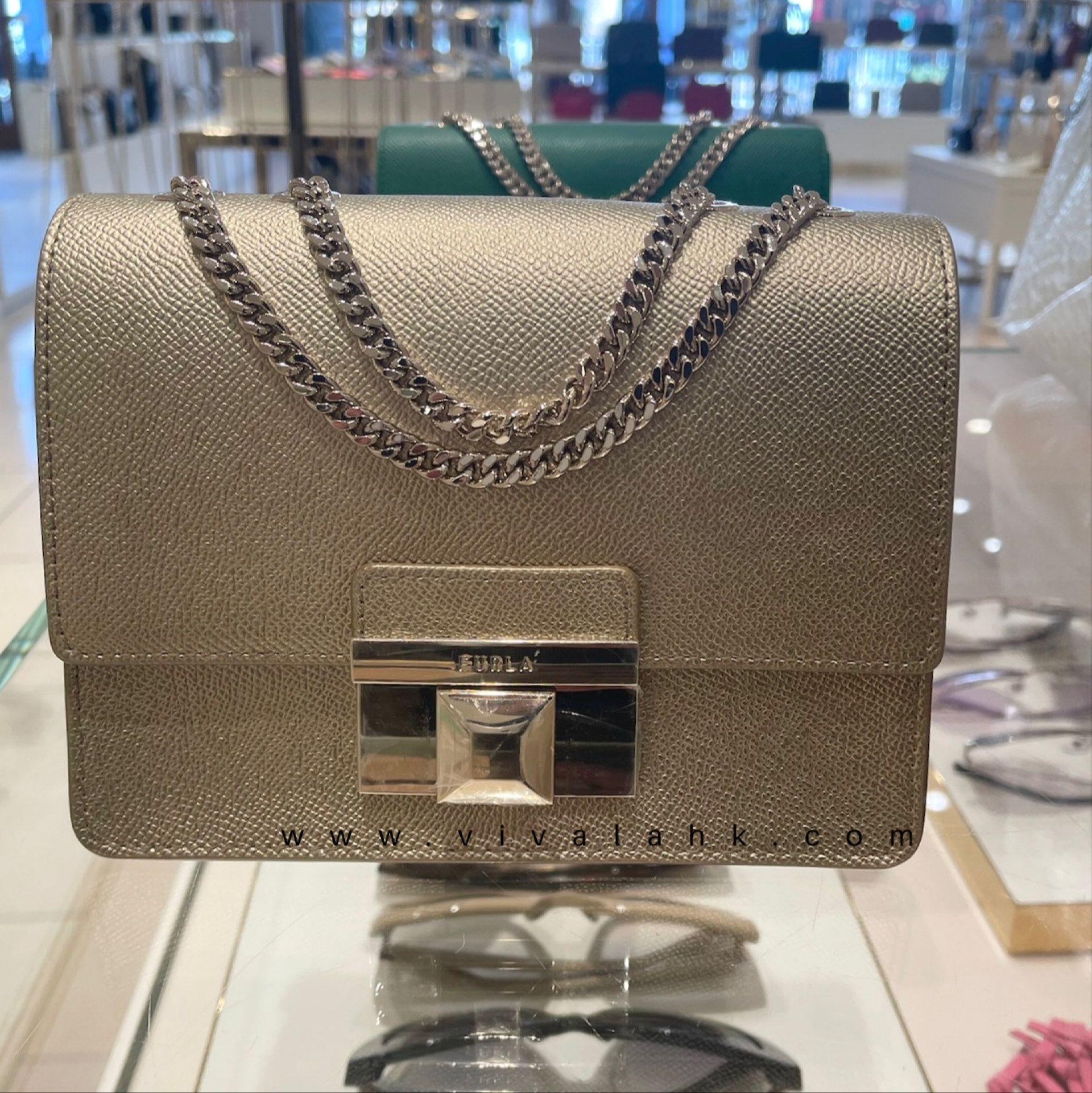 Furla - Venere 斜咩袋 (Mini) (金屬面皮) (WB00936 BX0342)