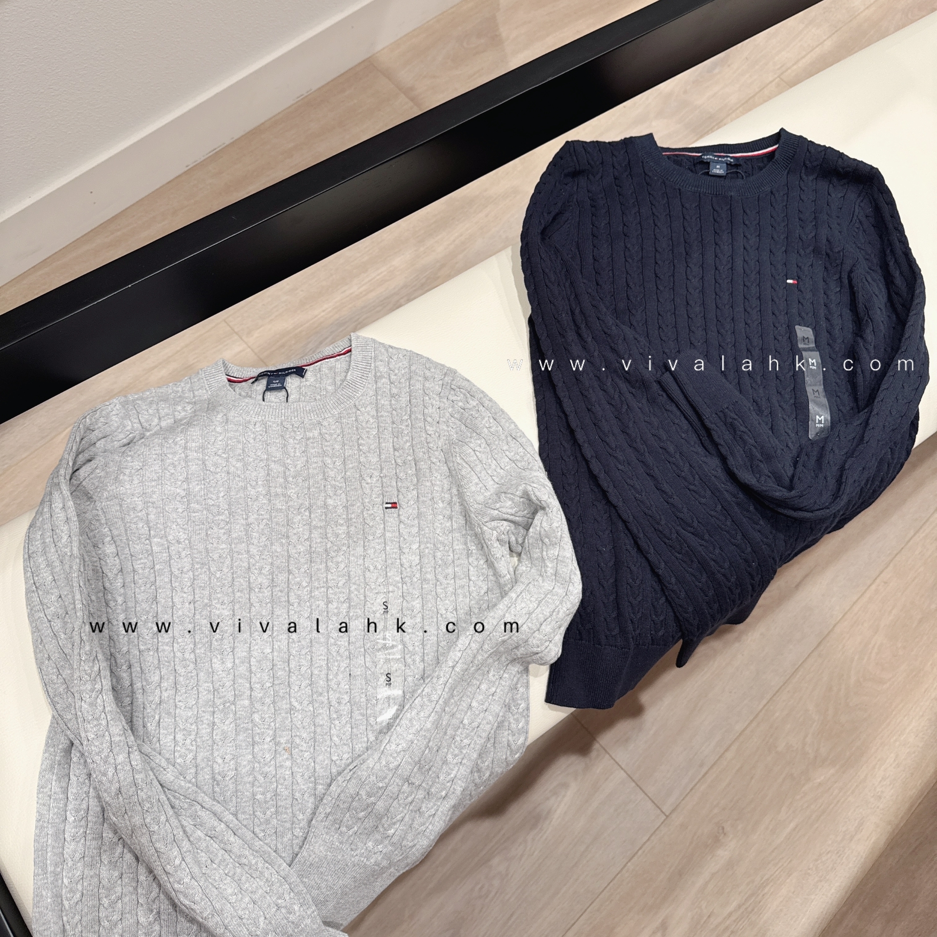 Tommy Hilfiger - 長袖辮紋冷衫 (76J4220)