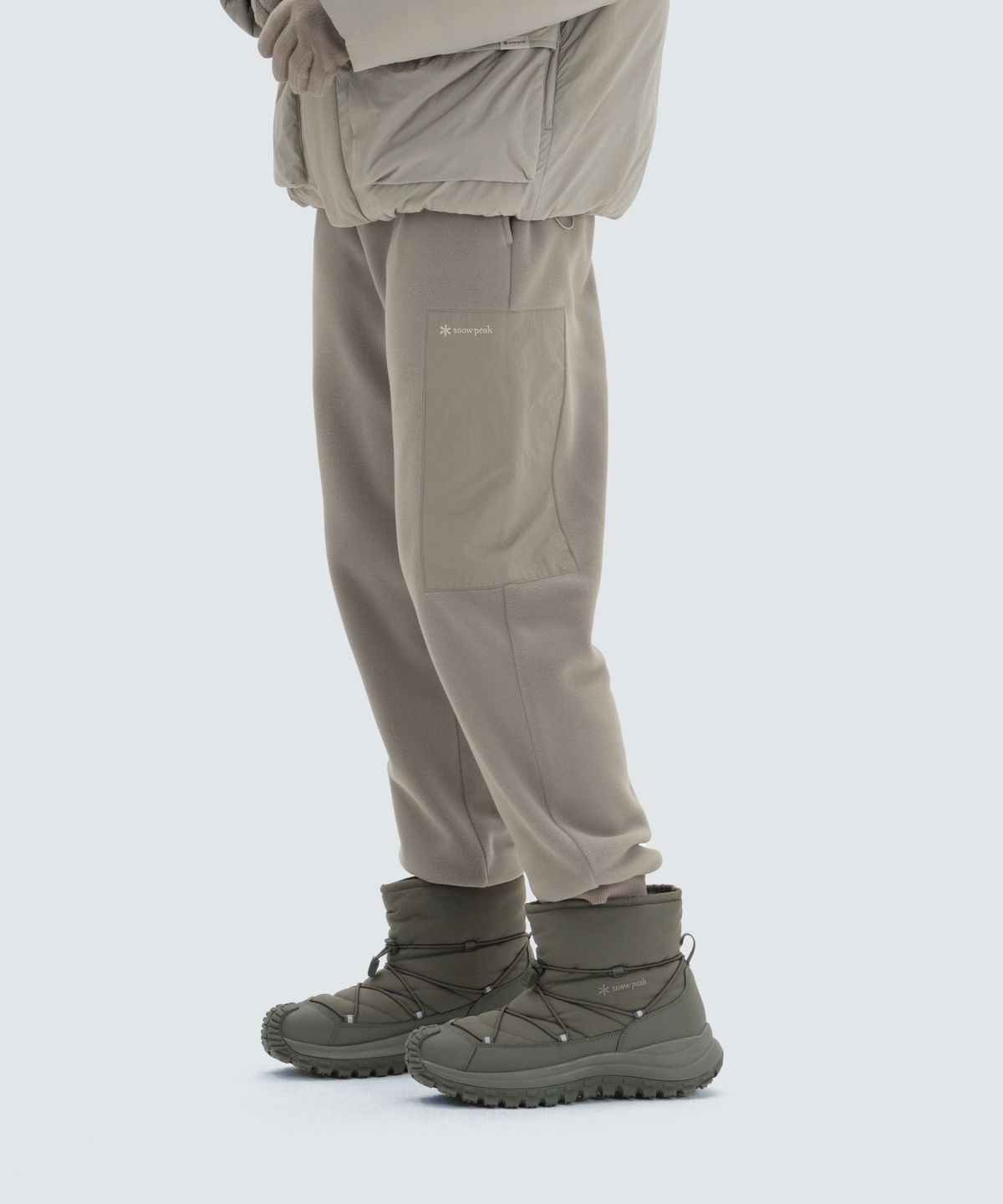 【代購】Snow Peak 雪諾必克 Polartec Jogger Pants 縮口褲 拼接 長褲 S24WMTFP74