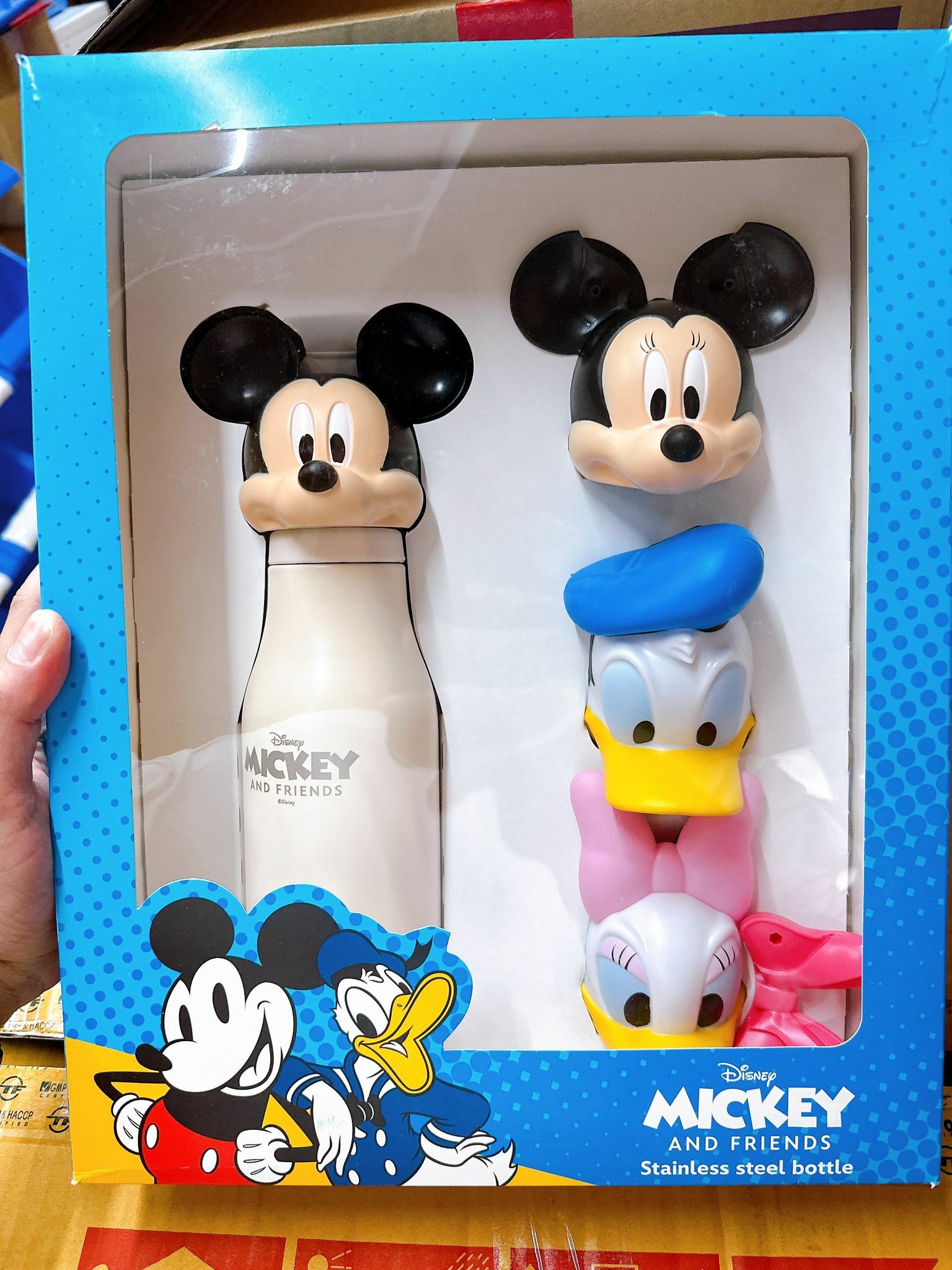 泰國直送 MAKRO 限量推出 迪士尼 熱水保溫瓶 (附4個公仔頭替換)