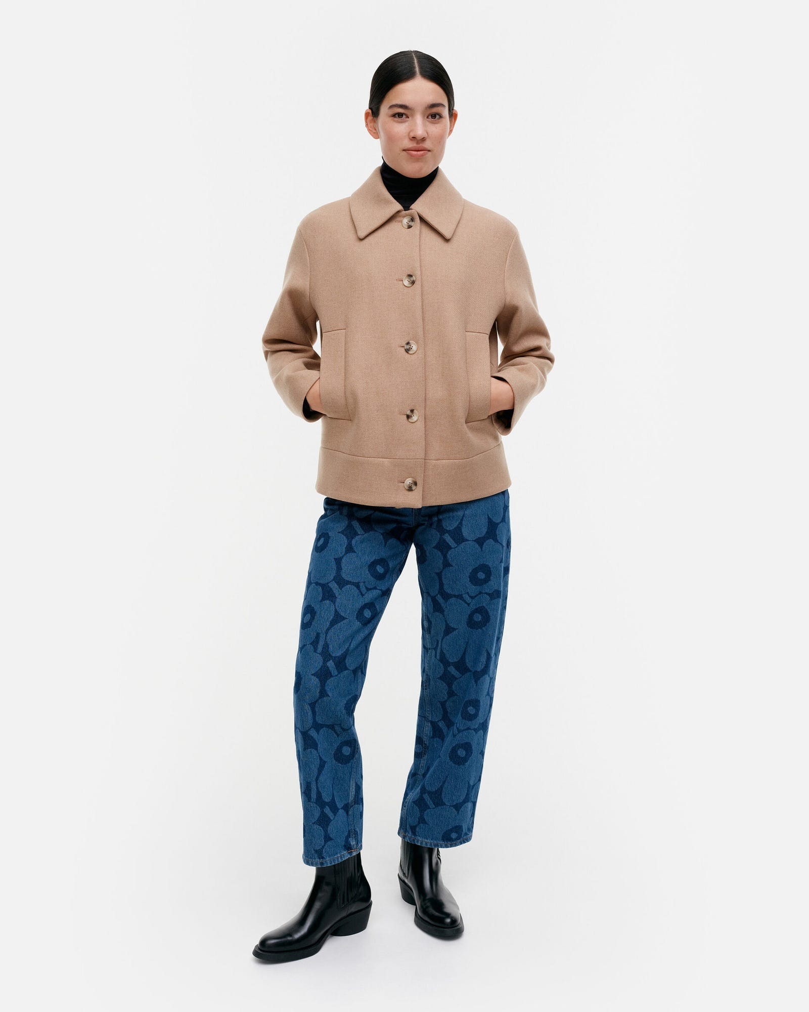 ASKELMA SOLID 羊毛外套