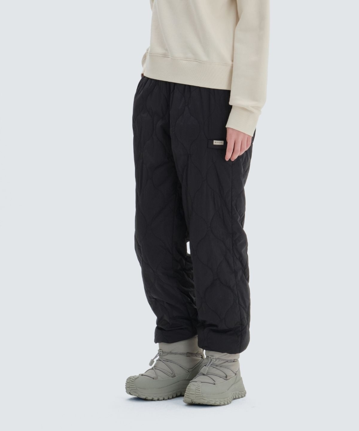 【代購】Snow Peak 雪諾必克 女 朴圭瑛 回收絎縫 格紋 復古 縮口褲  長褲 S24WWFPT03