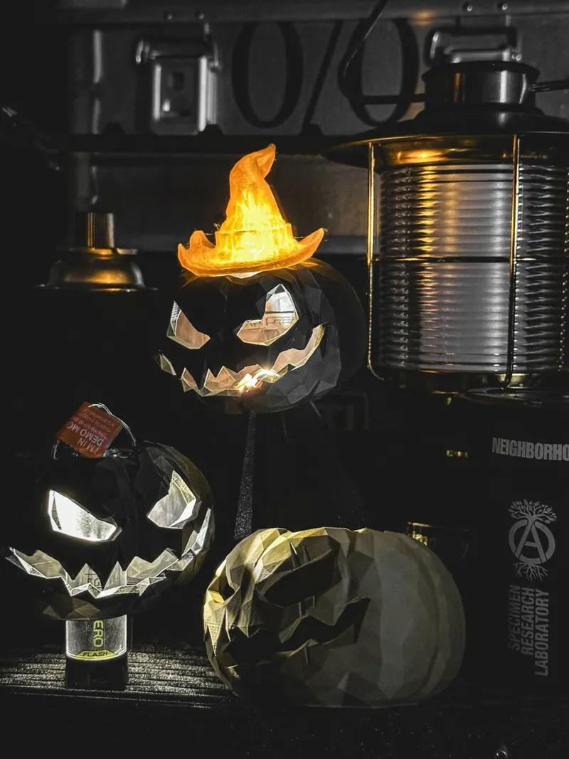 【Zero_creator】啞光南瓜燈罩 (黑/沙)