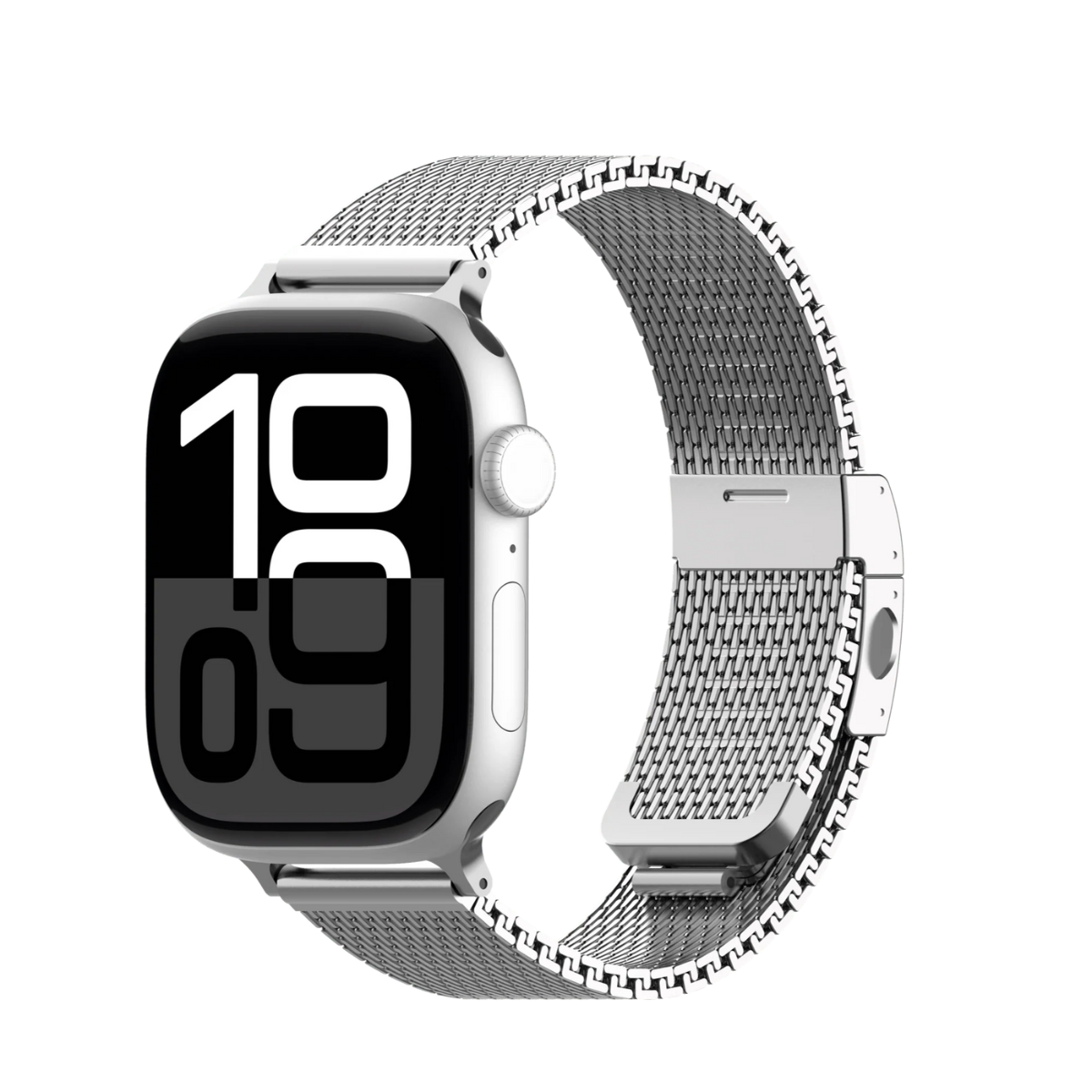 台灣 UNIU Mesh Pro 精鋼米蘭錶帶 原鈦色- Apple Watch Series 10~1 (SE) 46/45/44/42mm (mm)