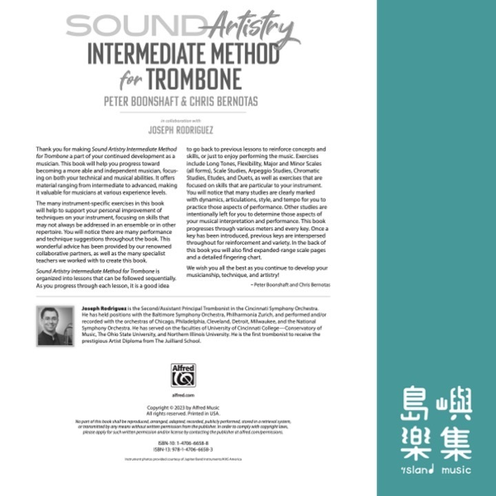 Sound Artistry Intermediate Method for Trombone