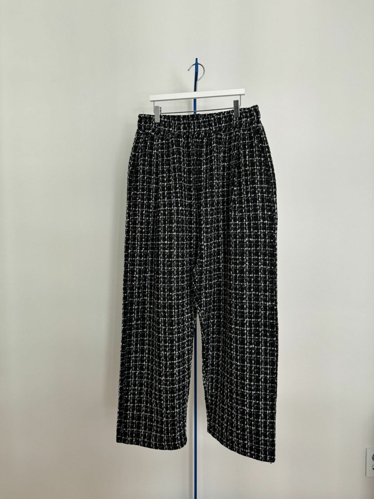 淨色暗紋/格仔鬆身褲 MALENKII-110P