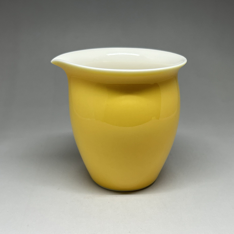 茶香自在】曉芳窯蔡曉芳大師黃釉3號公道杯禮盒裝手工茶具