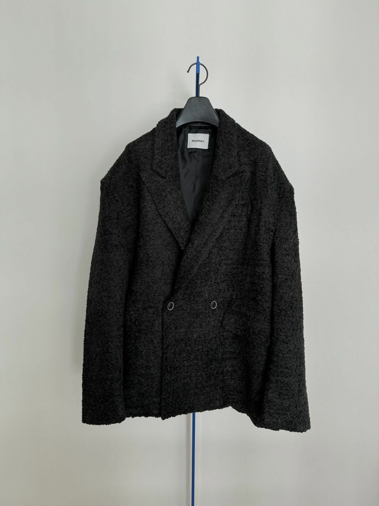 淨色孖襟西裝褸 MALENKII-113JK